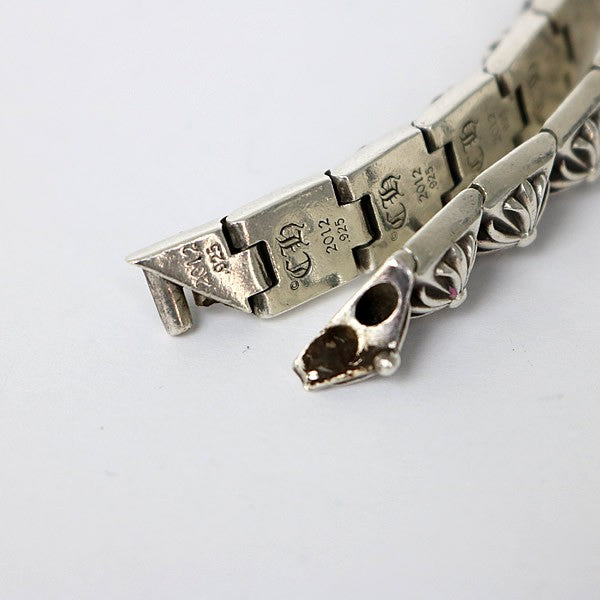 CHROME HEARTS Plus Pyramid 20 Bracelet Silver Size ONE SIZE