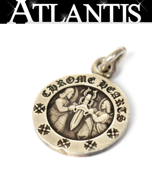 CHROME HEARTS Angel Medal V1 Silver Charm Size ONE SIZE