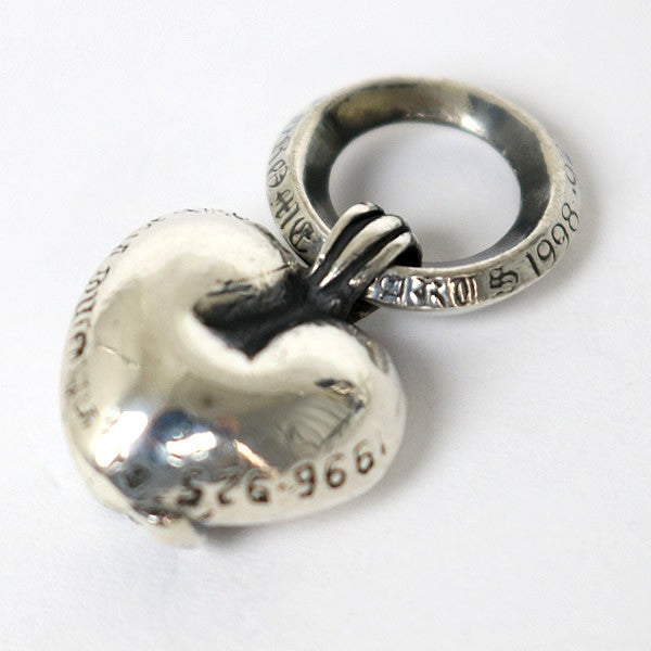 CHROME HEARTS Heart Pendant Silver Charm Size ONE SIZE