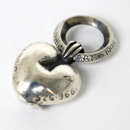 CHROME HEARTS Heart Pendant Silver Charm Size ONE SIZE