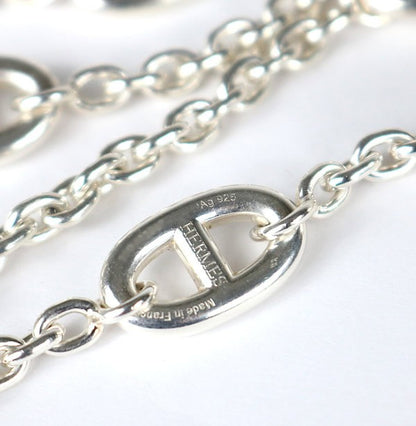 HERMES Farandole Silver Necklace Size ONE SIZE