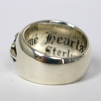 CHROME HEARTS Floral Cross Silver Ring Size ONE SIZE