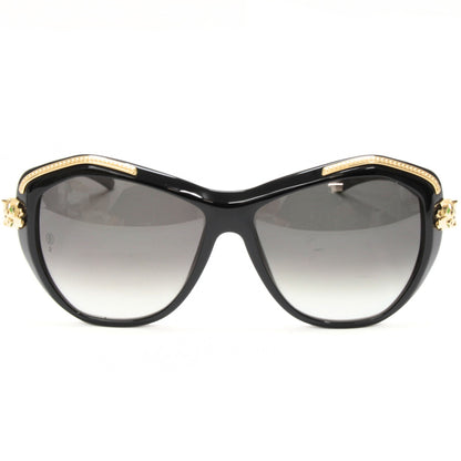Cartier Panthere Black & Gold Sunglasses Size ONE SIZE
