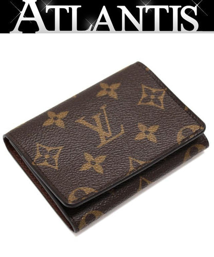 Louis Vuitton Monogram Enveloppe Carte de Holder Brown