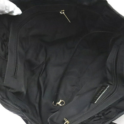 CHANEL New Travel Line PM Nylon Tote Bag Black Size ONE SIZE