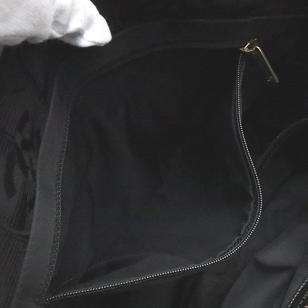CHANEL New Travel Line PM Nylon Tote Bag Black Size ONE SIZE