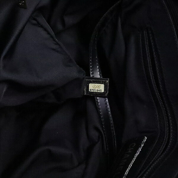 CHANEL New Travel Line PM Nylon Tote Bag Black Size ONE SIZE