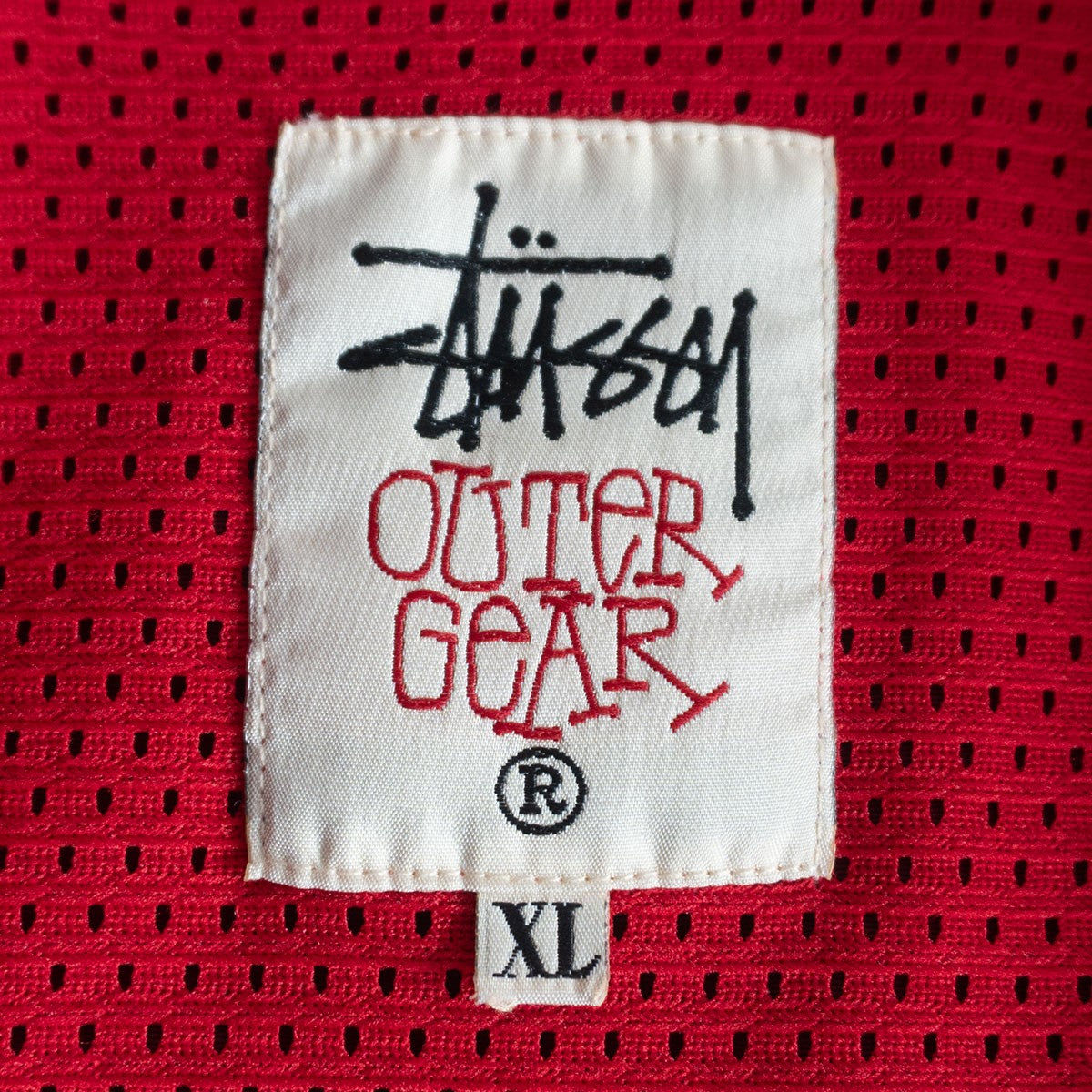 Stussy 90S Nylon Zip-Up Jacket Size XL