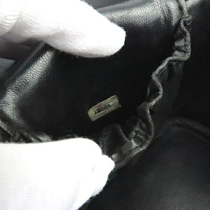 CHANEL Coco Mark Caviar Skin Vanity Bag Black Size ONE SIZE