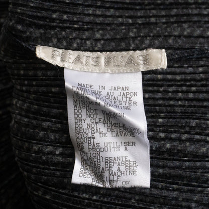 PLEATS PLEASE Denim print pleated top T-Shirt Size 3