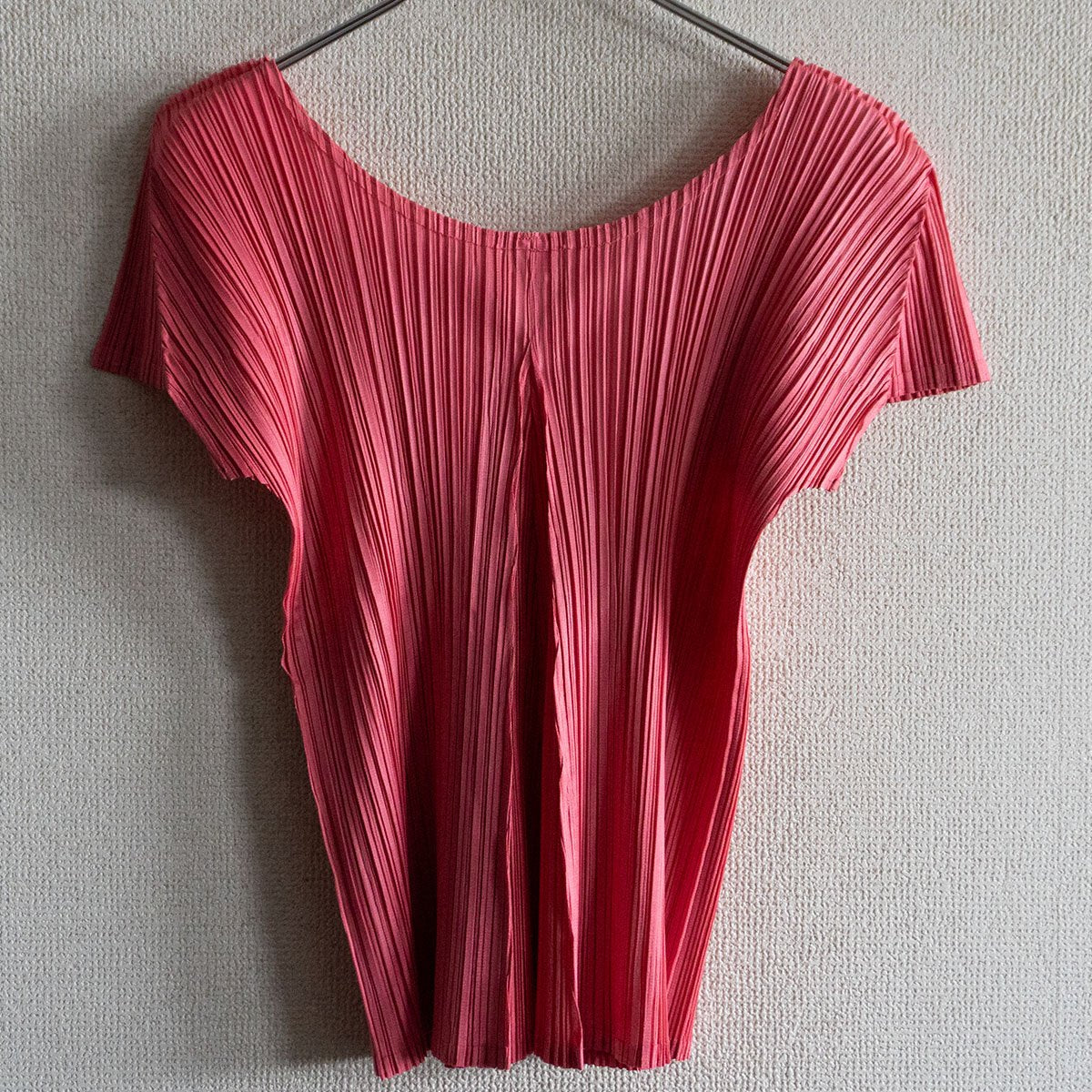 PLEATS PLEASE Pleated knit top T-Shirt Size 3