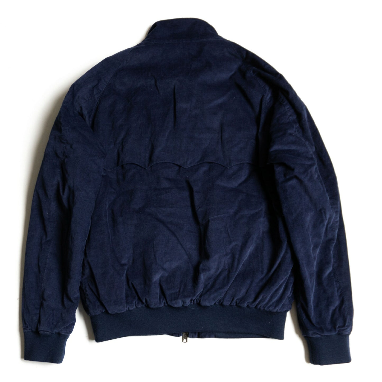 Baracuta G9 Padded Corduroy Harrington Jacket Blue Size 42