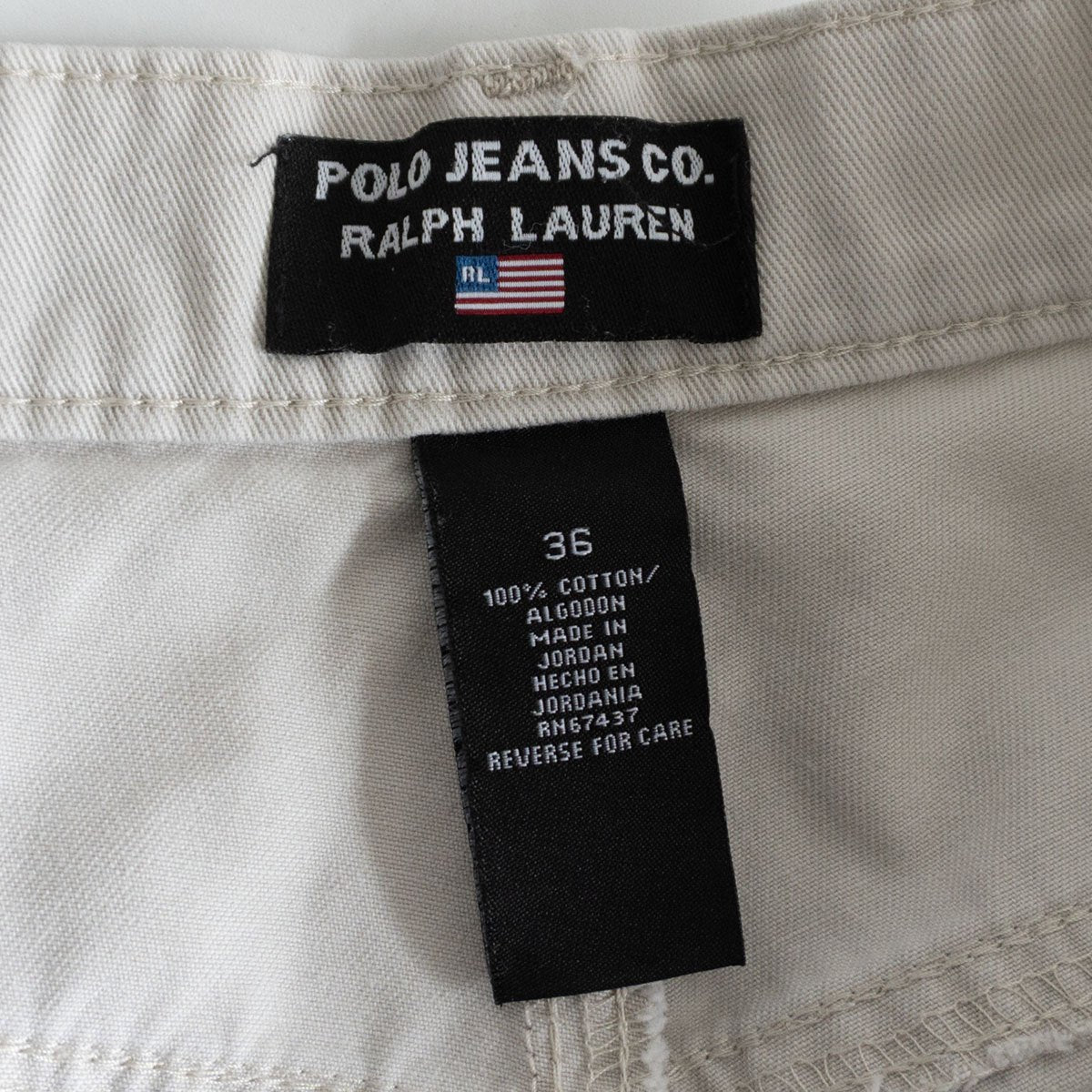 POLO JEANS Cotton Wide Slacks Size 36