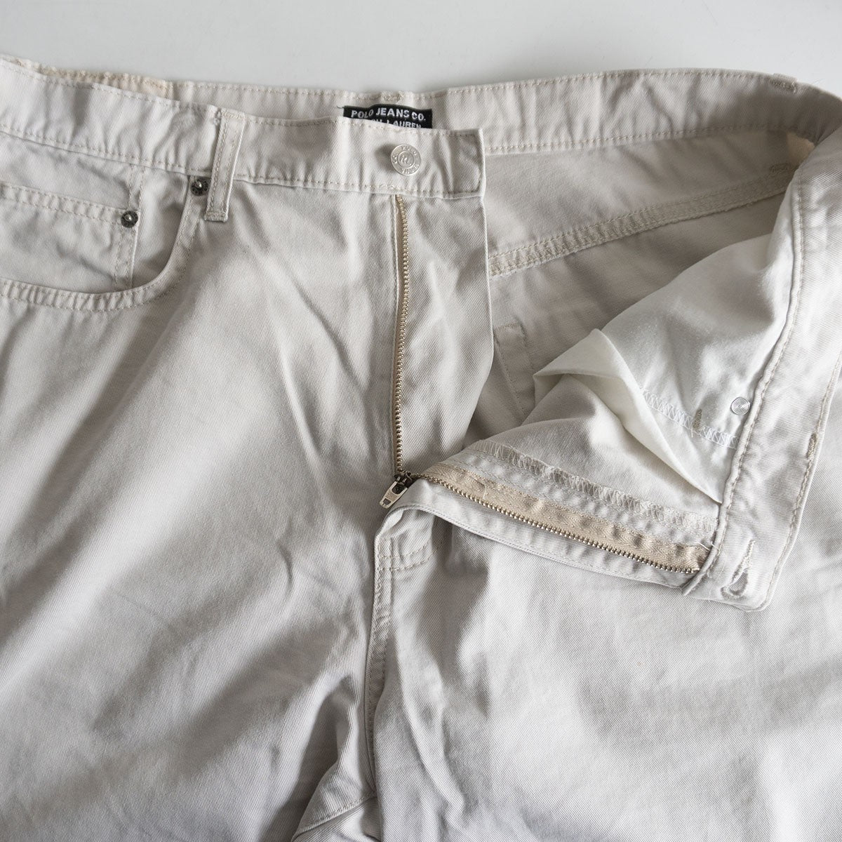POLO JEANS Cotton Wide Slacks Size 36