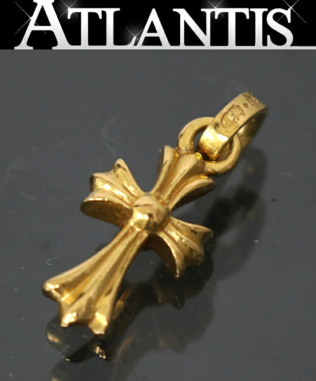 CHROME HEARTS 22K Babyfat Cross Gold Charm Size ONE SIZE