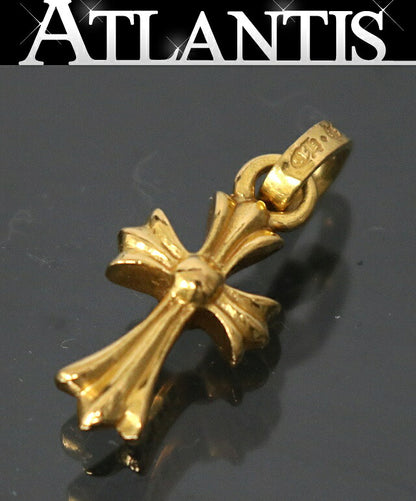 CHROME HEARTS 22K Babyfat Cross Gold Charm Size ONE SIZE