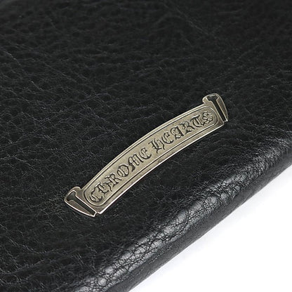 CHROME HEARTS Judy Leather Long Wallet Black Size ONE SIZE