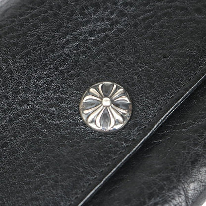 CHROME HEARTS Judy Leather Long Wallet Black Size ONE SIZE