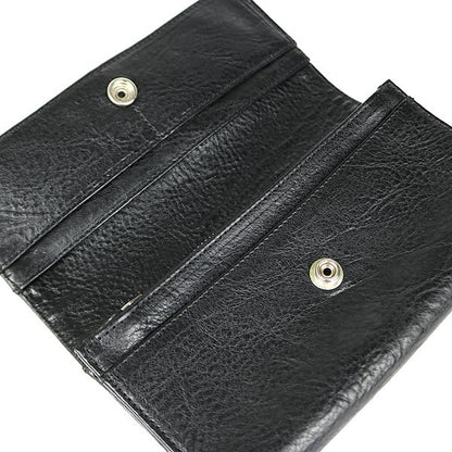 CHROME HEARTS Judy Leather Long Wallet Black Size ONE SIZE