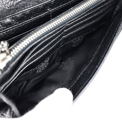 CHROME HEARTS Judy Leather Long Wallet Black Size ONE SIZE