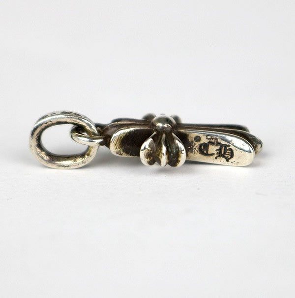 CHROME HEARTS New Baby Fat Cross Silver Charm Size ONE SIZE
