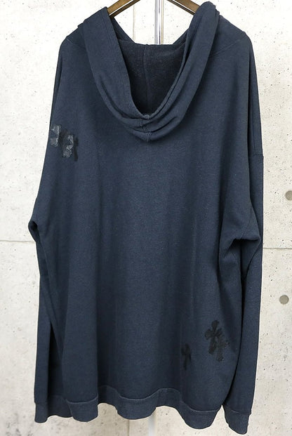 CHROME HEARTS Y NOT Cross Patch Hoodie Black Size XL