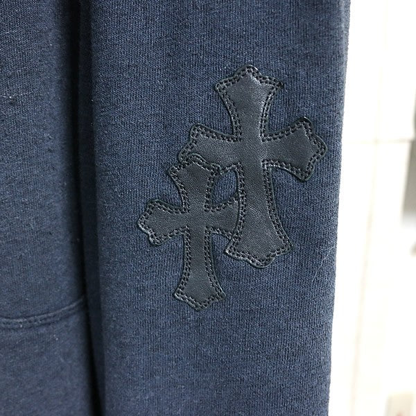 CHROME HEARTS Y NOT Cross Patch Hoodie Black Size XL