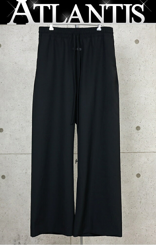 FEAR OF GOD Ripstop Leather Trousers Black Size M
