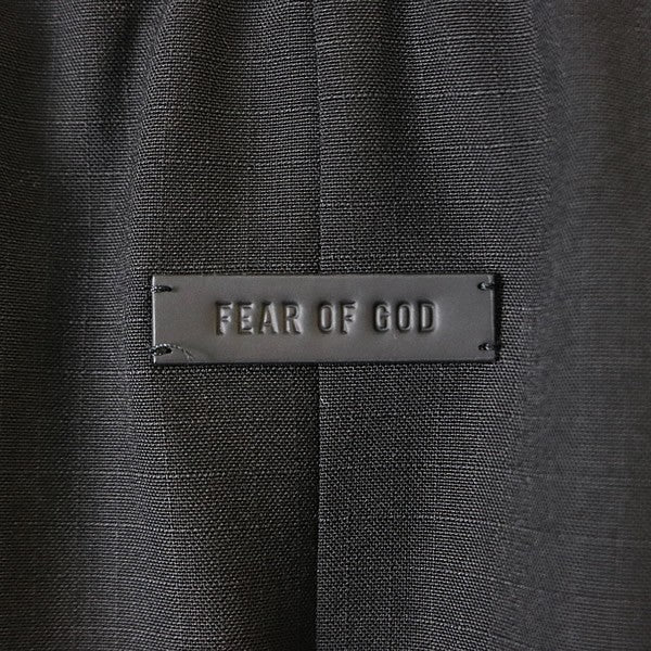FEAR OF GOD Ripstop Leather Trousers Black Size M