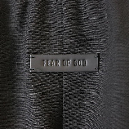 FEAR OF GOD Ripstop Leather Trousers Black Size M