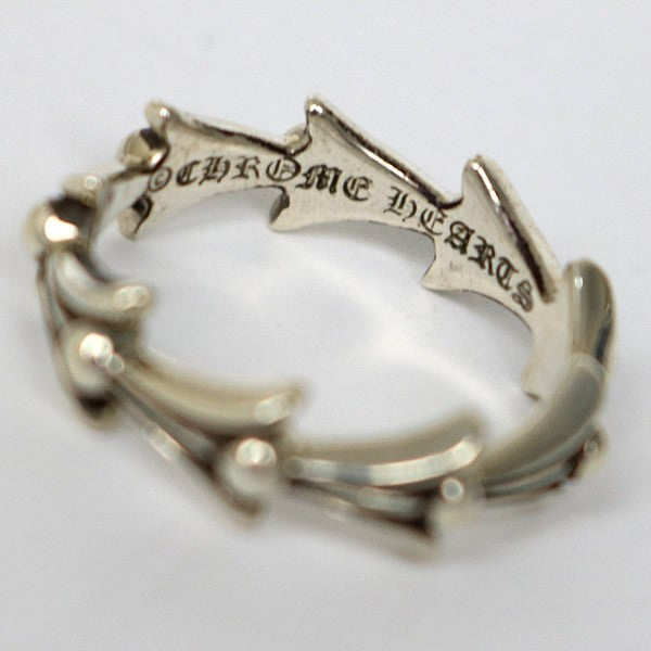 CHROME HEARTS Cross Tail Ring Silver Size ONE SIZE