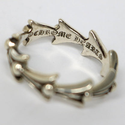 CHROME HEARTS Cross Tail Ring Silver Size ONE SIZE