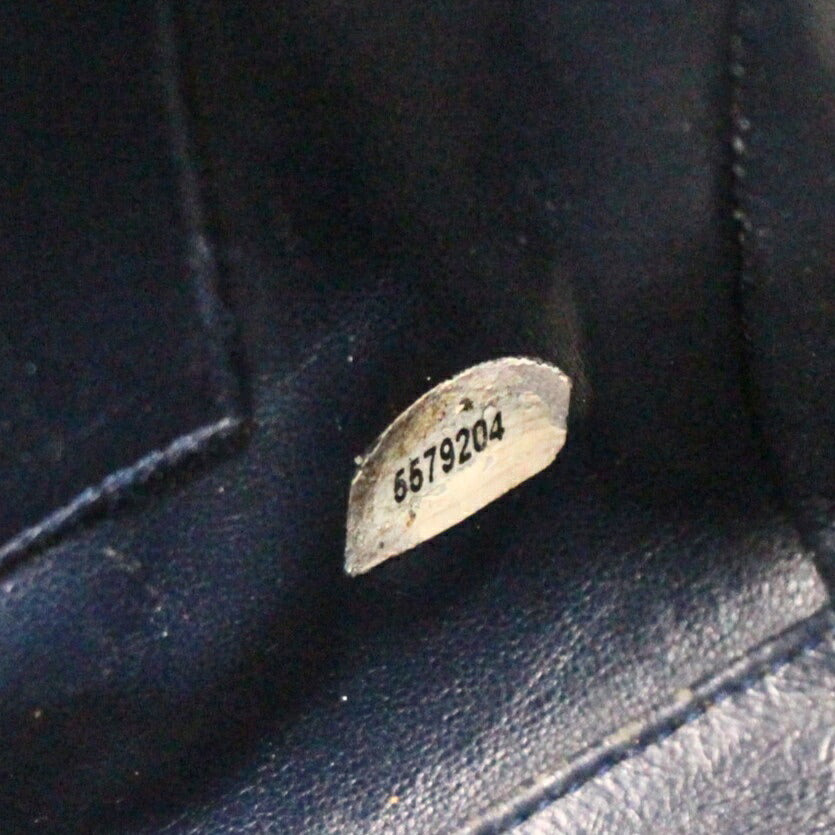 CHANEL Blue Plastic Handle Denim