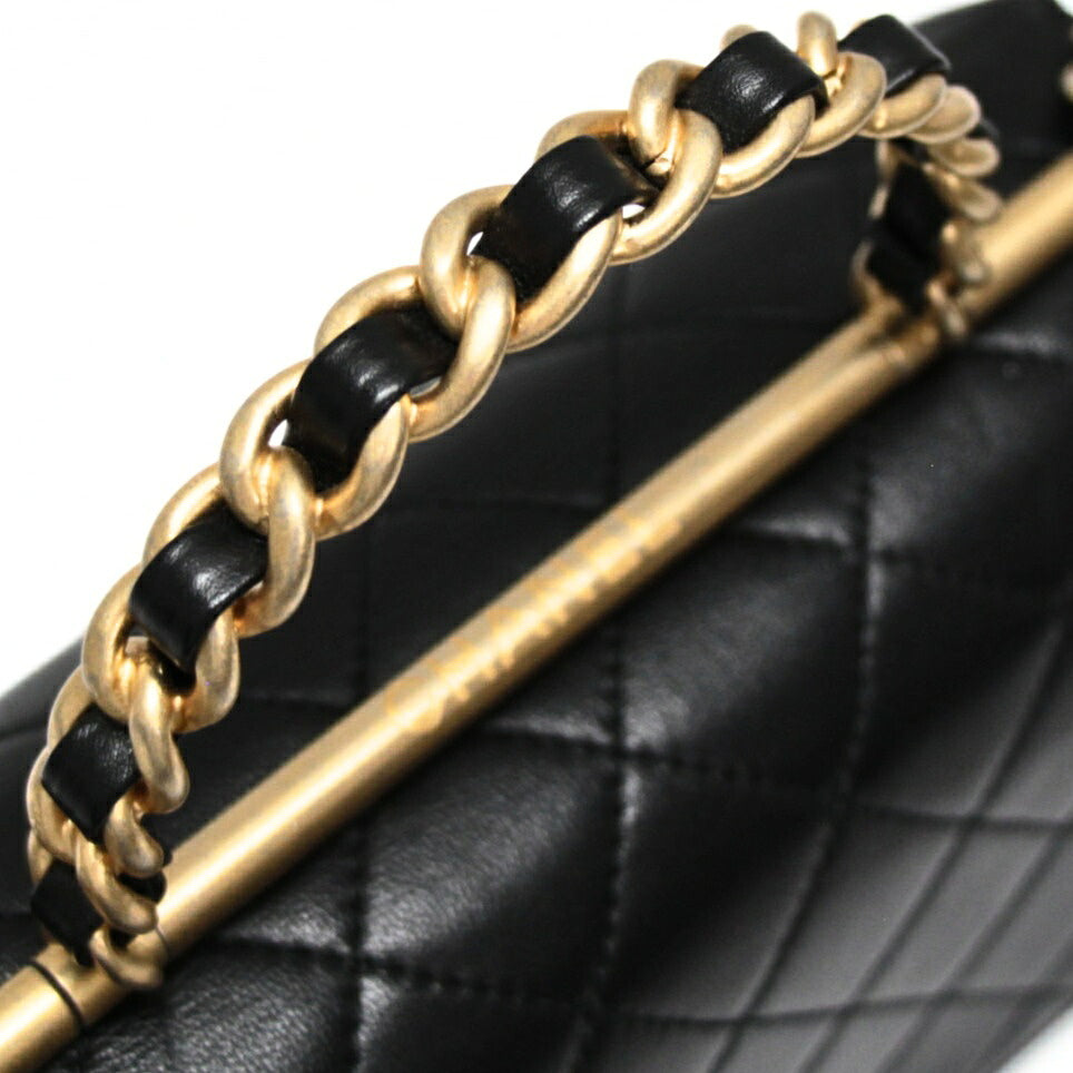 CHANEL Matelasse 20 Lambskin Top 2-Way Bag Size ONE SIZE