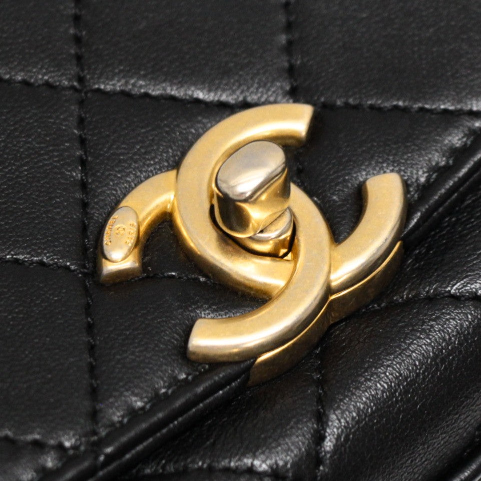 CHANEL Matelasse 23 Lambskin Top 2-Way Bag Size ONE SIZE
