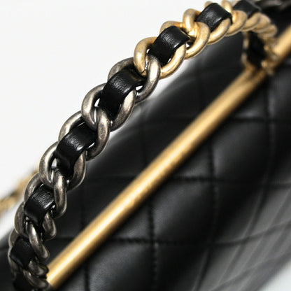 CHANEL Matelasse 23 Lambskin Top 2-Way Bag Size ONE SIZE