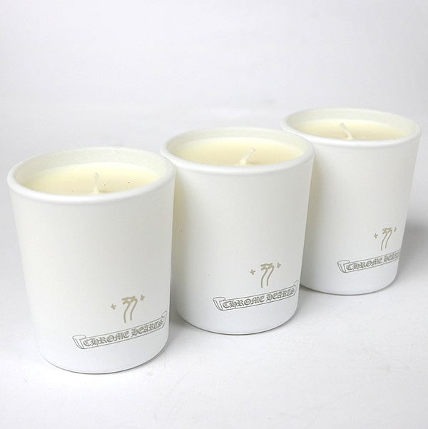 CHROME HEARTS Unused Candle Set White