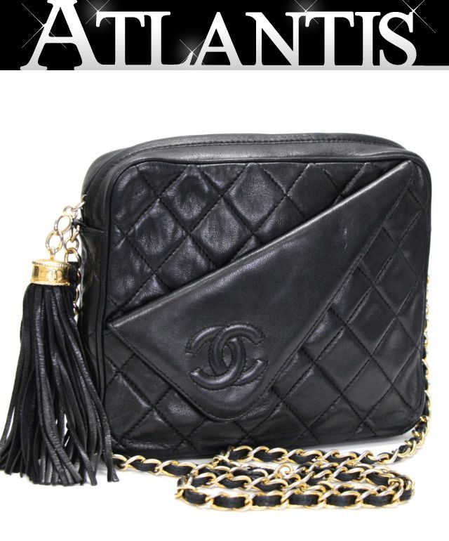 CHANEL Matelasse 19 Fringe Shoulder Bag Size ONE SIZE