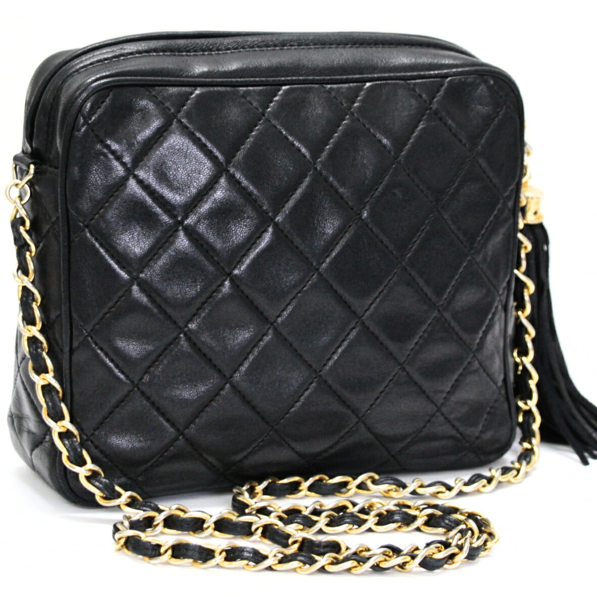 CHANEL Matelasse 19 Fringe Shoulder Bag Size ONE SIZE