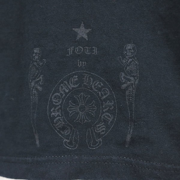 CHROME HEARTS Old FOTI MAHALIA Long Sleeve Tee Black Size S