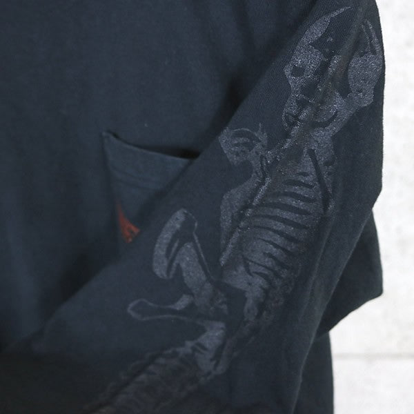 CHROME HEARTS Old FOTI MAHALIA Long Sleeve Tee Black Size S
