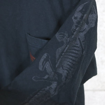 CHROME HEARTS Old FOTI MAHALIA Long Sleeve Tee Black Size S