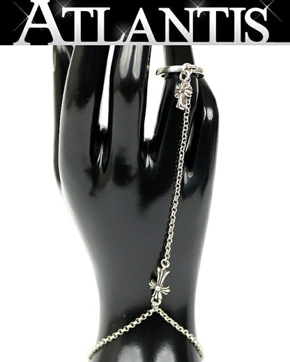 CHROME HEARTS Baby Fat Cross Silver Bracelet Size ONE SIZE