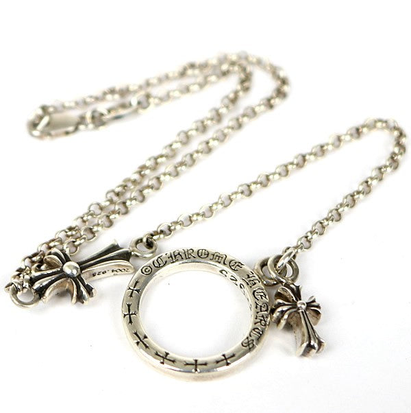 CHROME HEARTS Baby Fat Cross Silver Bracelet Size ONE SIZE
