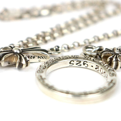 CHROME HEARTS Baby Fat Cross Silver Bracelet Size ONE SIZE