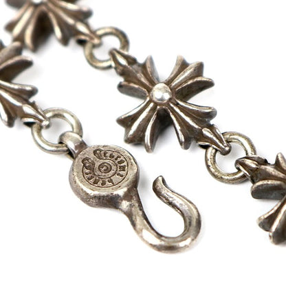 CHROME HEARTS Cutout CH Plus 925 Bracelet Size ONE SIZE