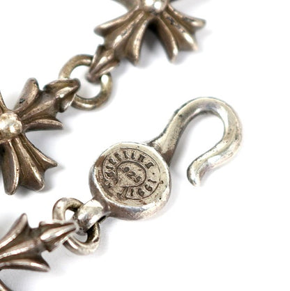 CHROME HEARTS Cutout CH Plus 925 Bracelet Size ONE SIZE