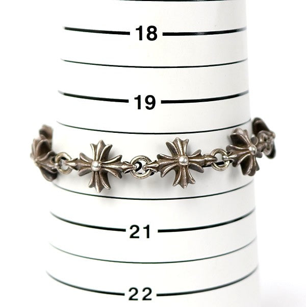 CHROME HEARTS Cutout CH Plus 925 Bracelet Size ONE SIZE
