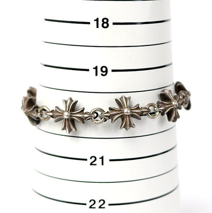 CHROME HEARTS Cutout CH Plus 925 Bracelet Size ONE SIZE