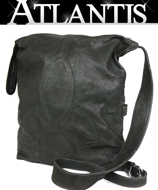 CHROME HEARTS Lelo Flare Knee Patch Bag Black Size ONE SIZE